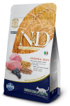 Farmina N&D Low Grain для взрослых кошек Lamb & Blueberry Adult