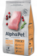 AlphaPet Monoprotein сухой корм д/кошек с индейкой